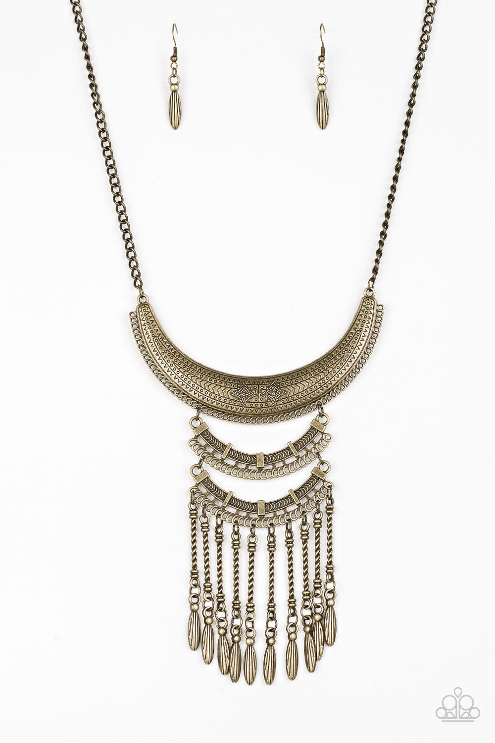 Eastern Empress Brass-Necklace