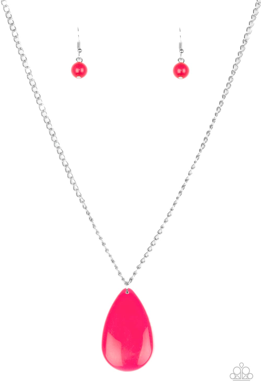 So Pop-YOU-lar Pink-Necklace