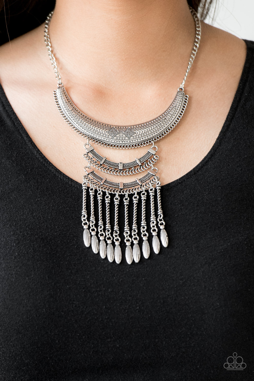 Eastern Empress Silver-Necklace