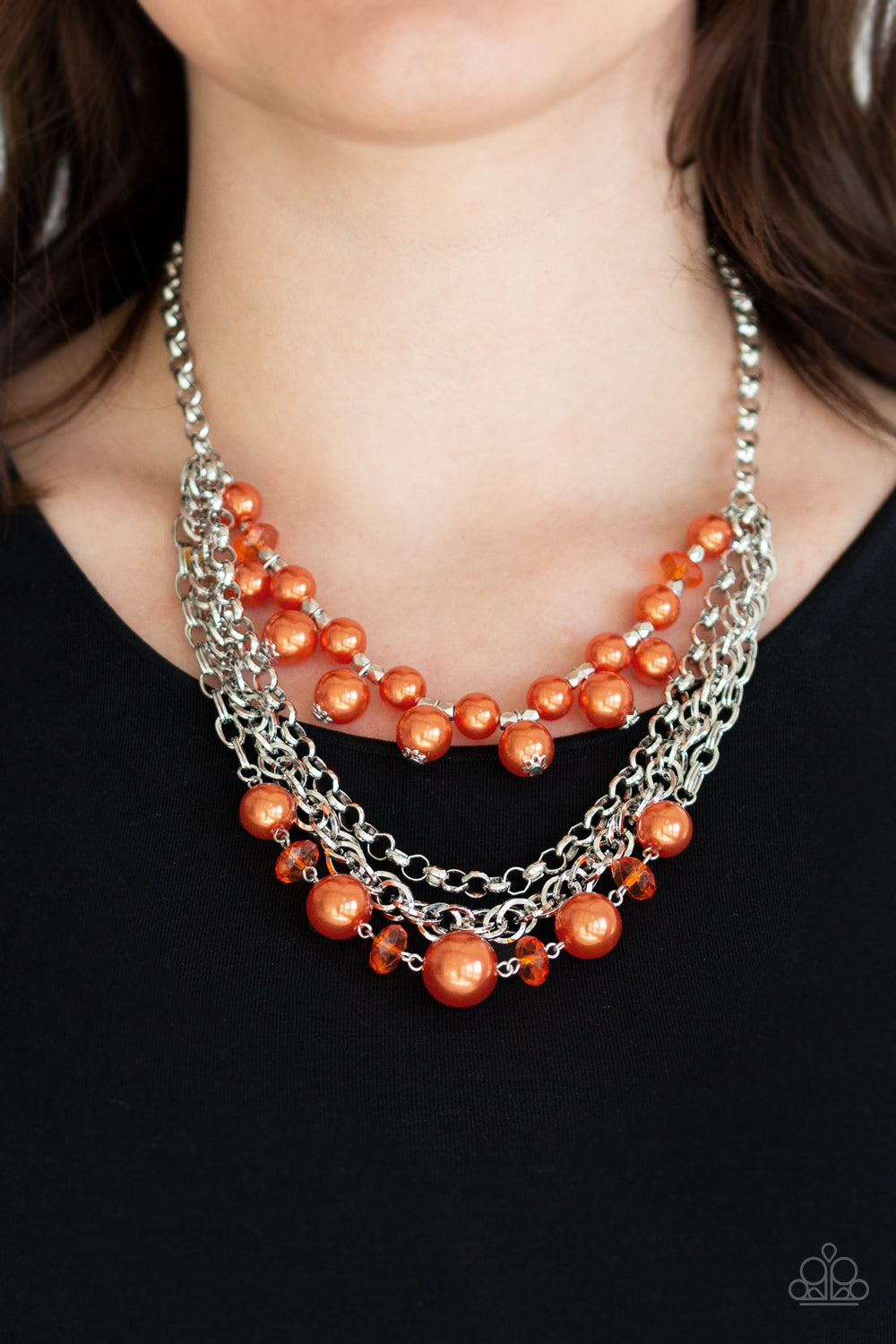Rockin Rockette Orange-Necklace
