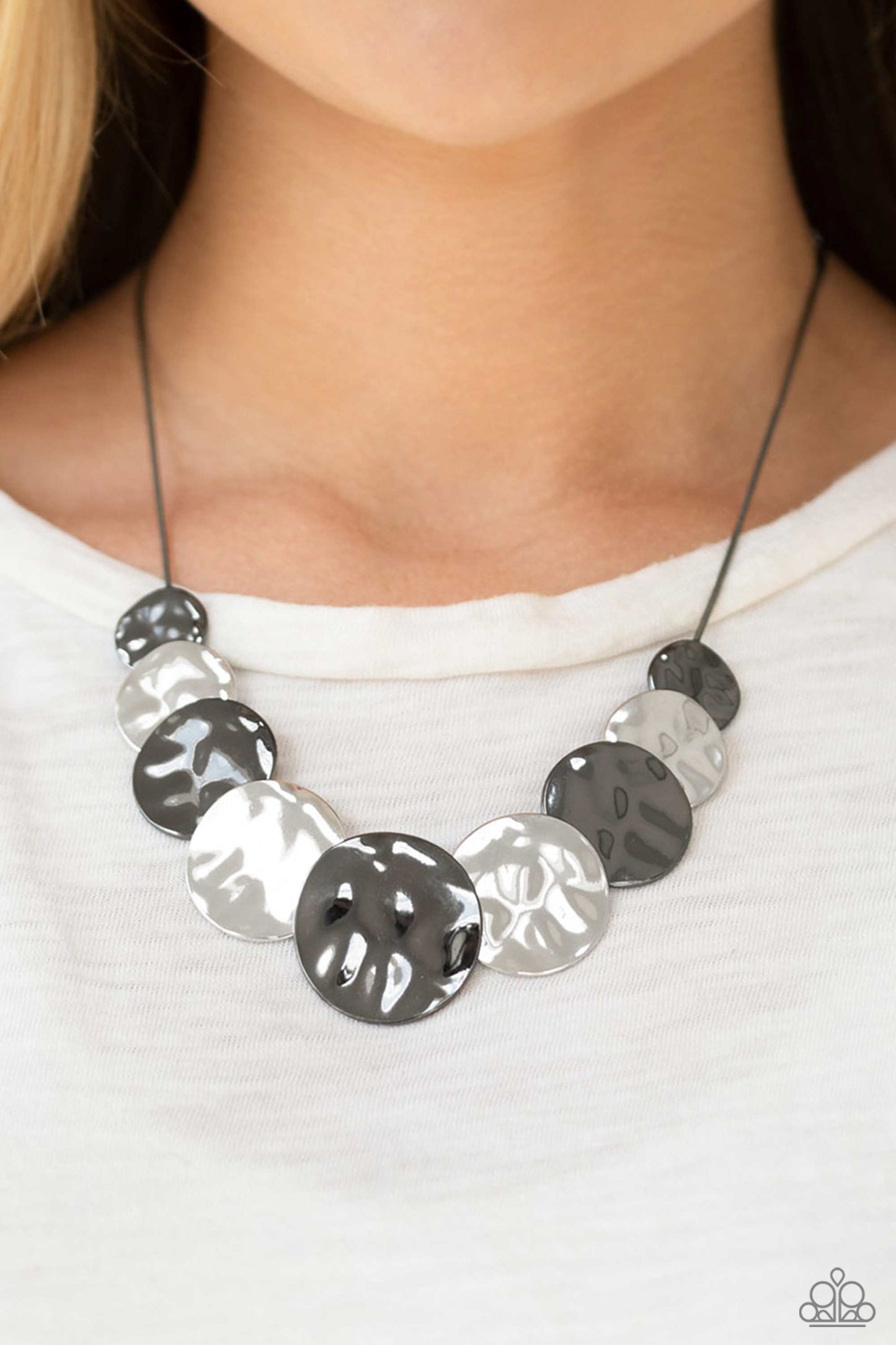 A Daring DISCovery Black-Necklace