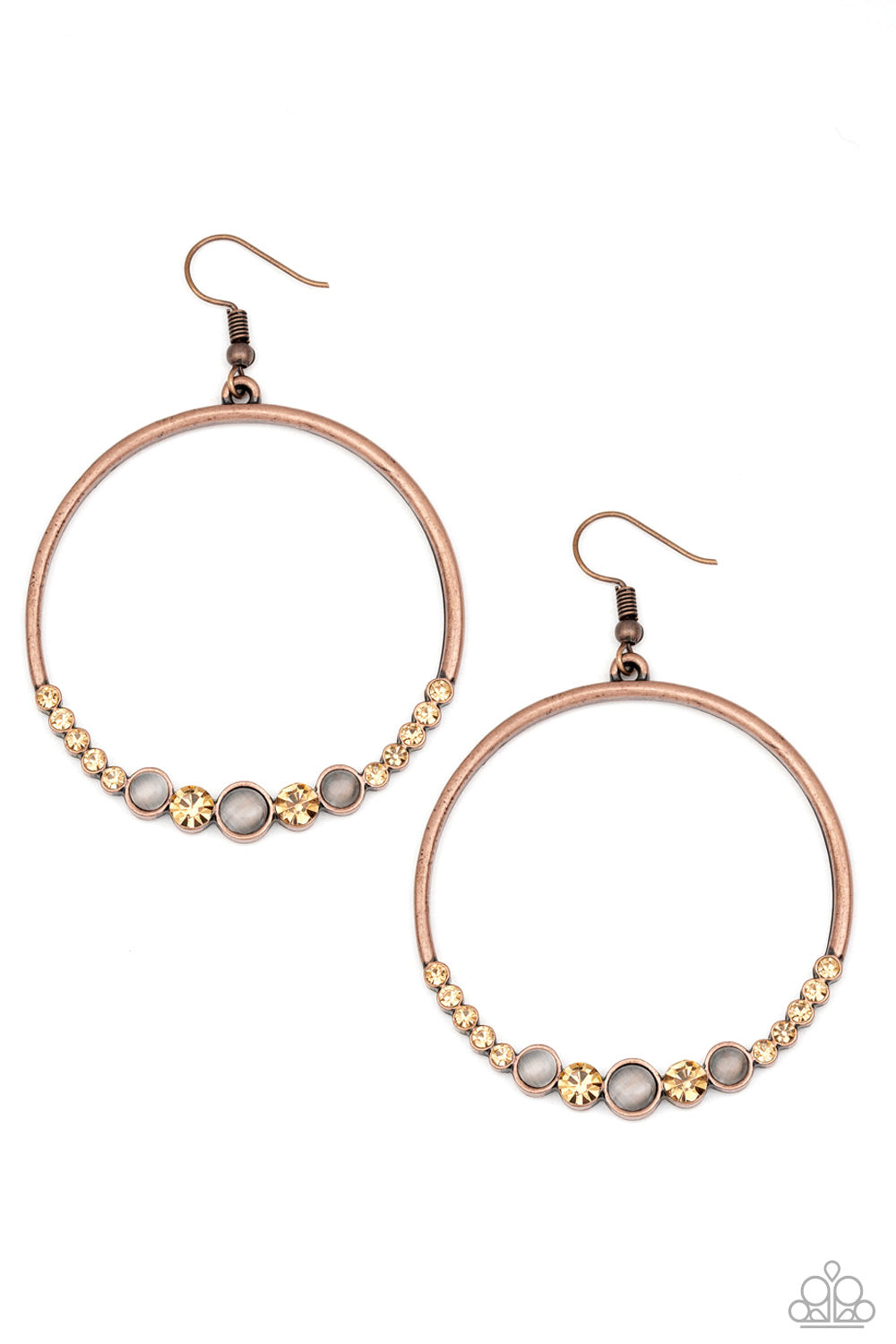 Dancing Radiance Copper-Earrings