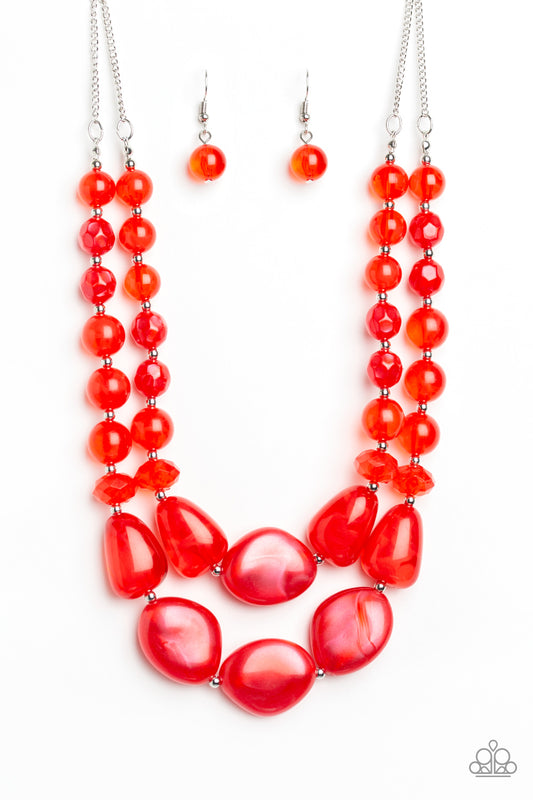 Beach Glam Red-Necklace