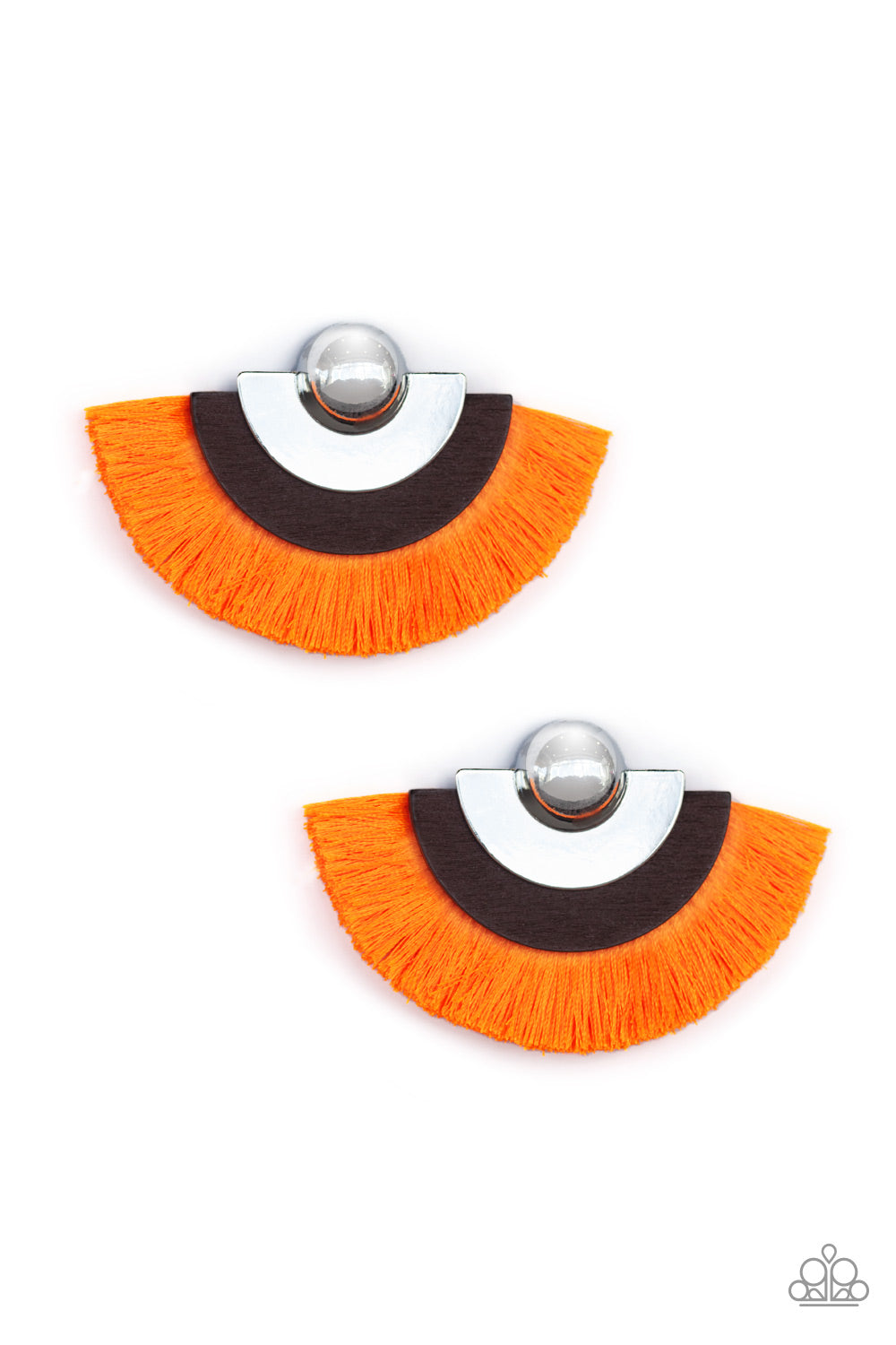 Fan The FLAMBOYANCE Orange-Earrings