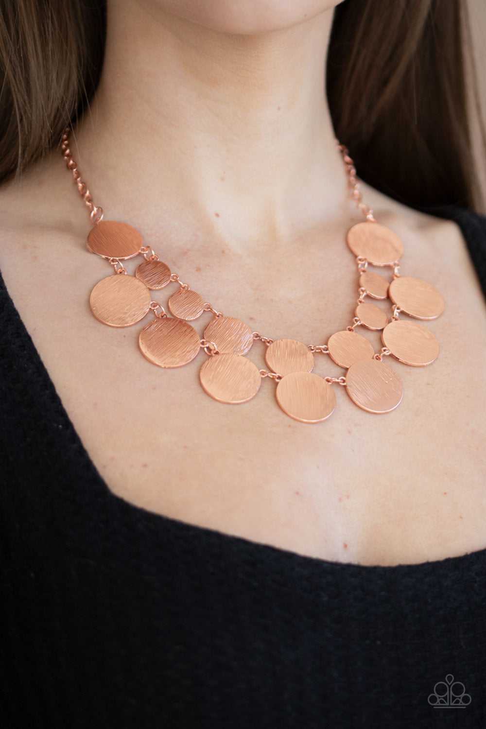 Stop and Reflect Copper-Necklace