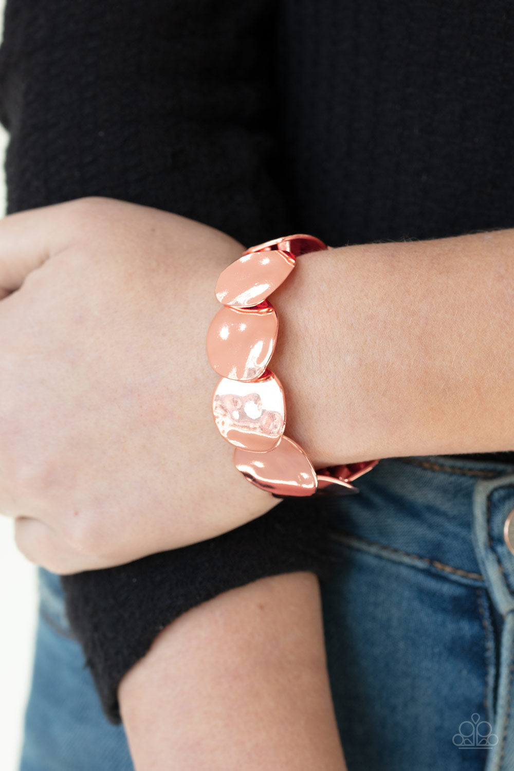 Disc Disco Copper-Bracelet