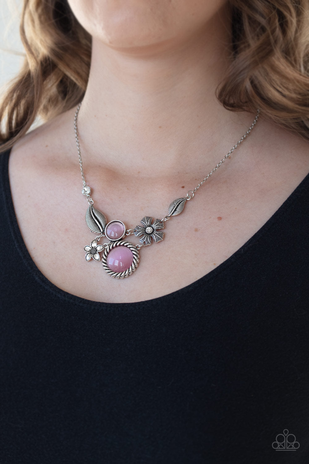 Exquisitely Eden Pink-Necklace