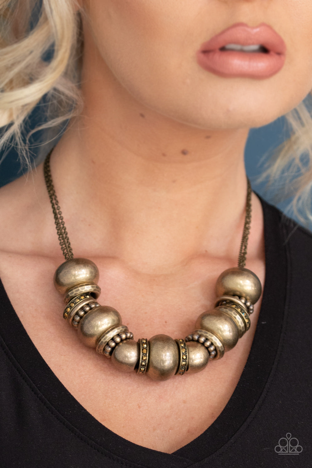 Only The Brave Brass-Necklace