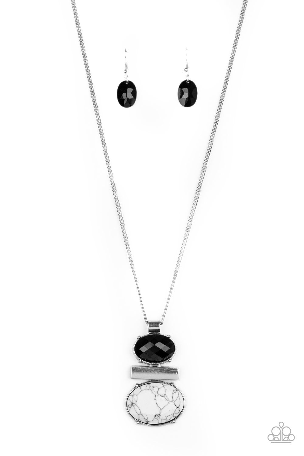 Finding Balance Black-Necklace