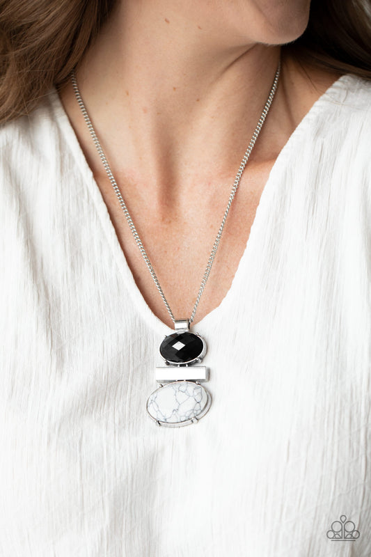 Finding Balance Black-Necklace