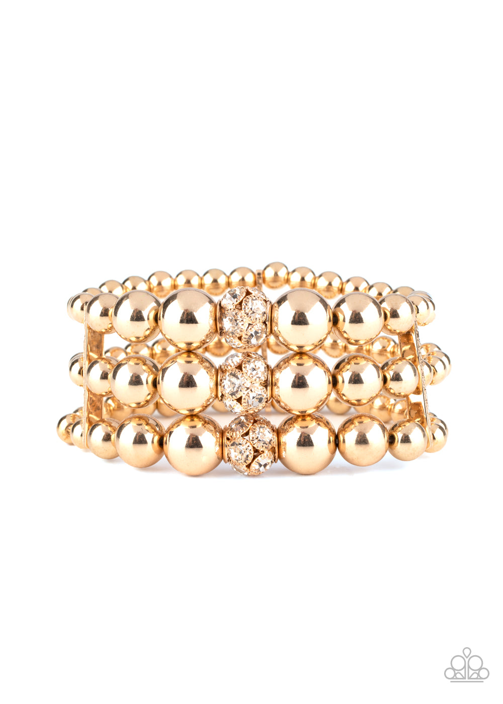 Icing On The Top Gold-Bracelet