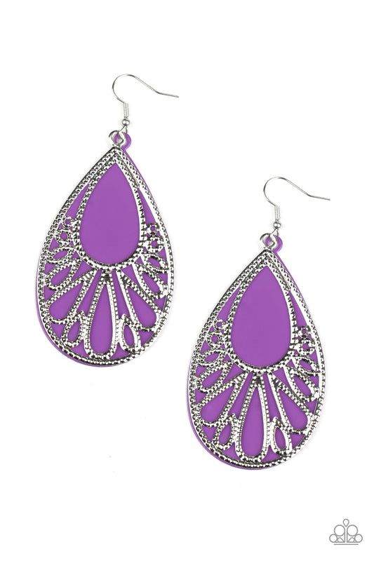 Loud and Proud Purple-Earrings