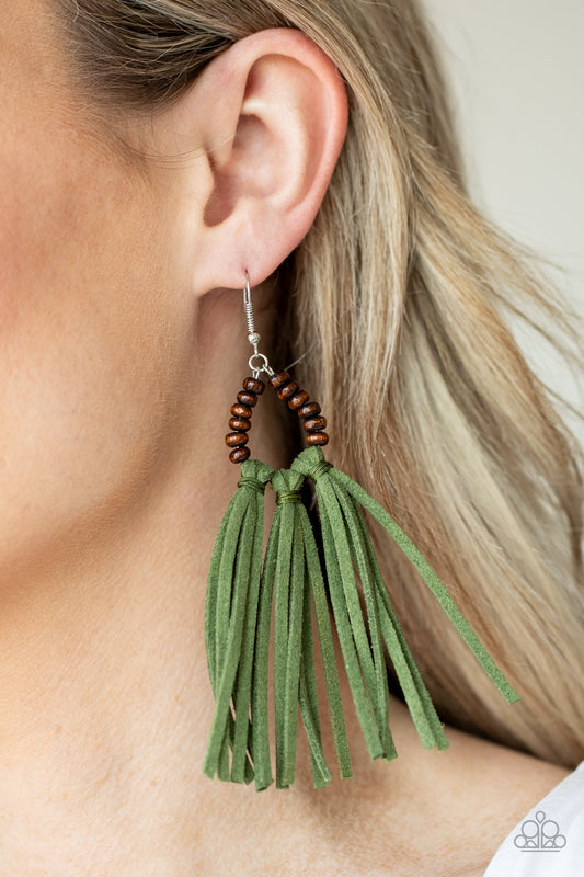 Easy To PerSUEDE Green-Earrings