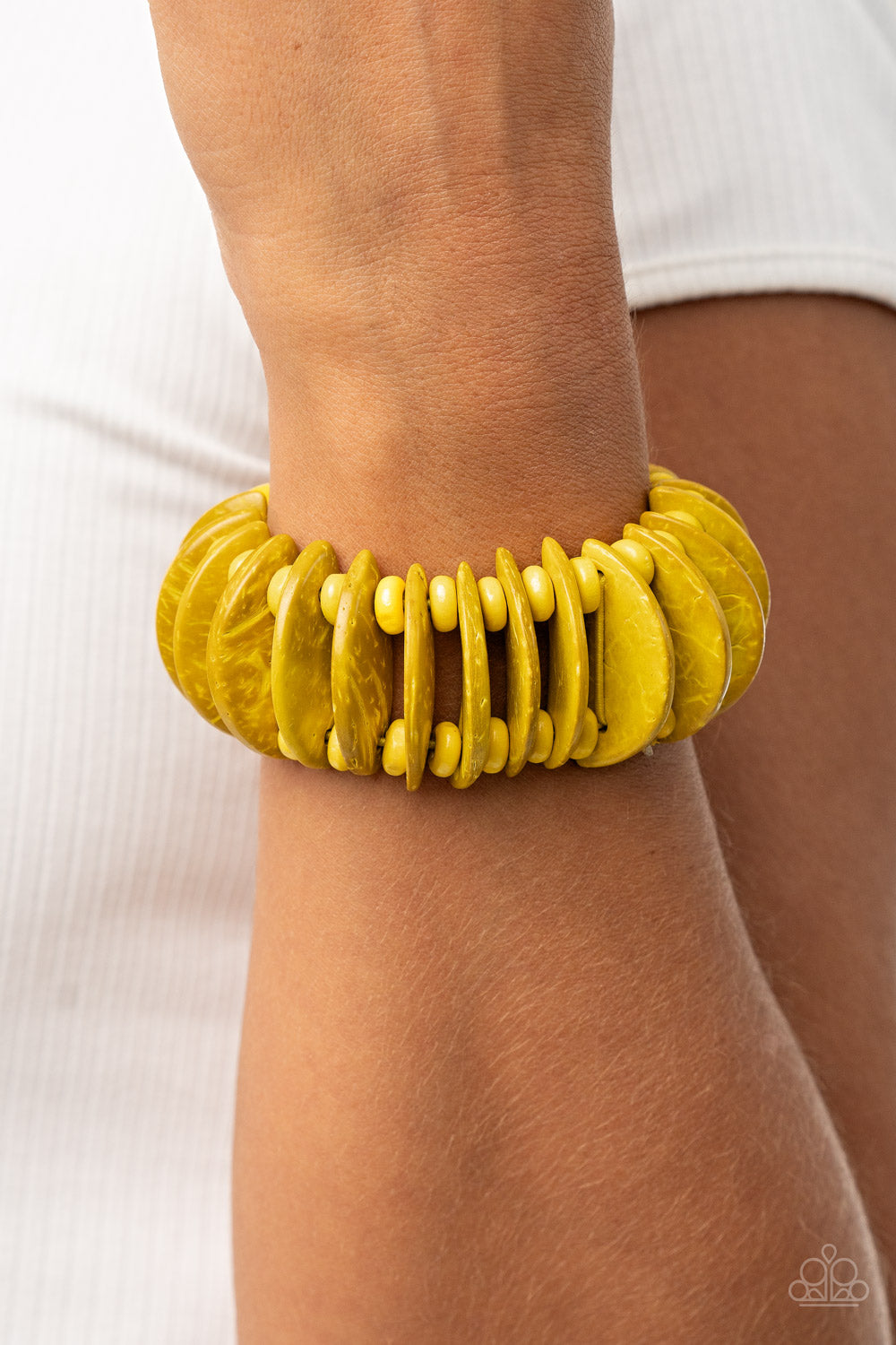 Tropical Tiki Bar Yellow-Bracelet