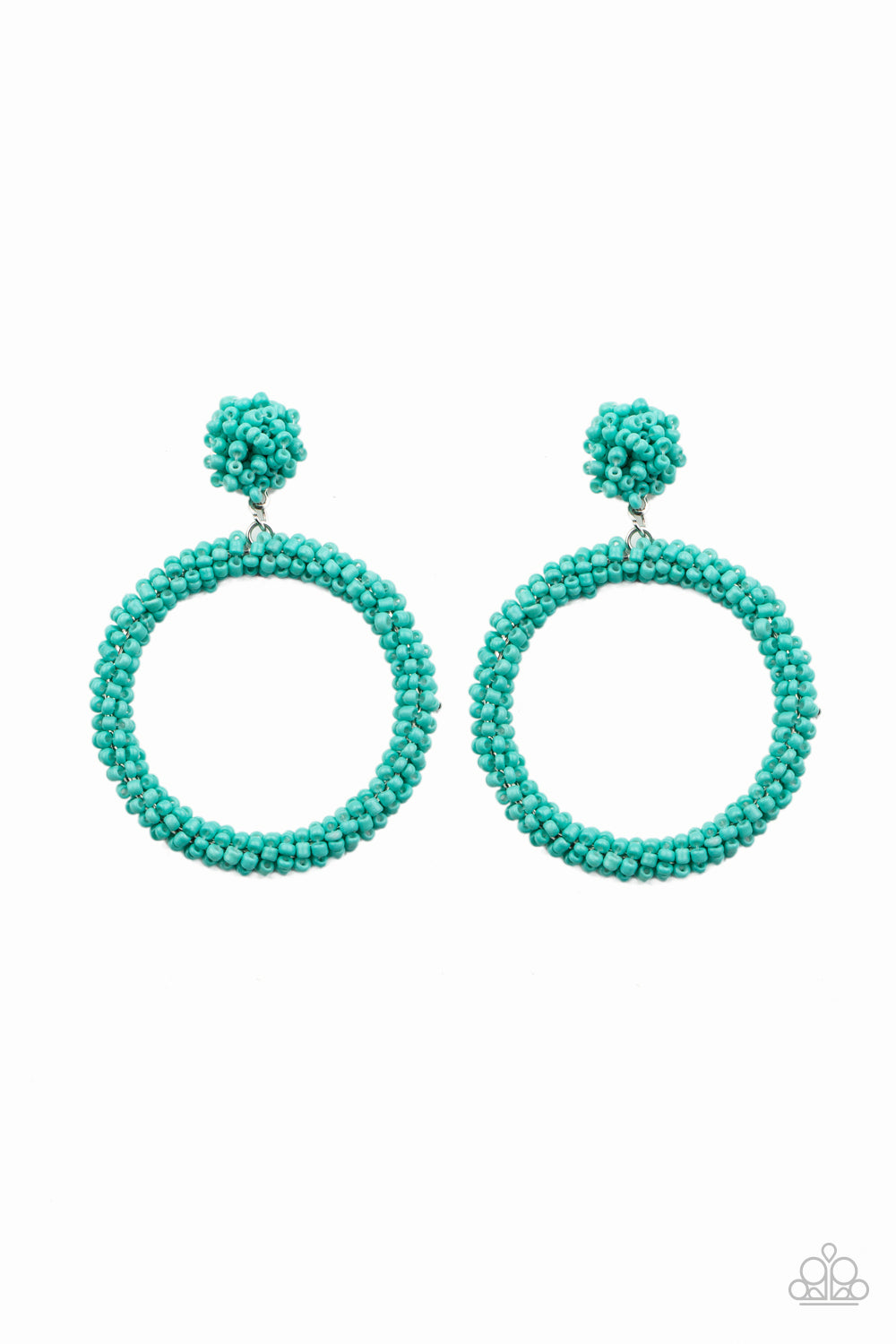 Be All You Can BEAD Blue-Earrings