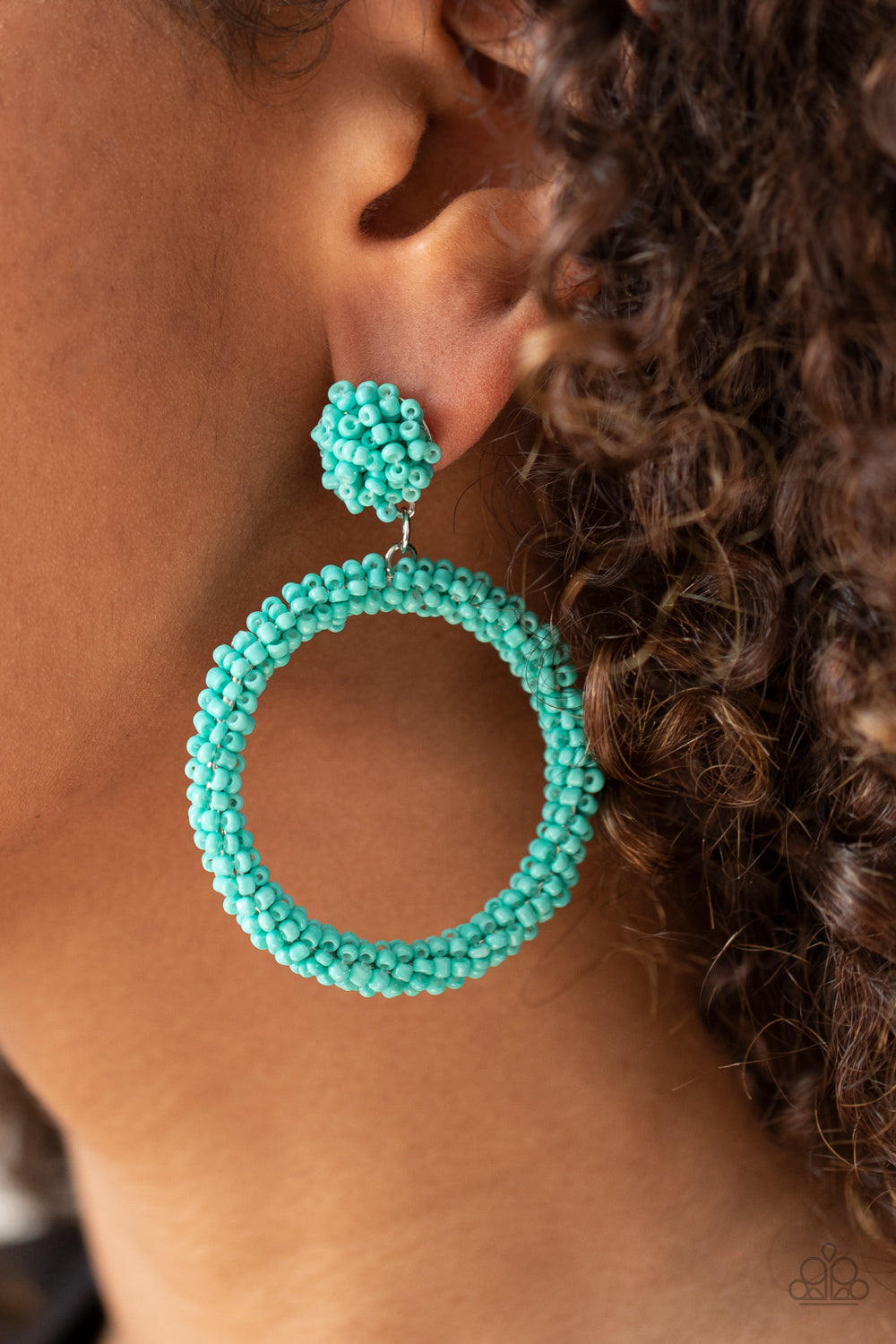 Be All You Can BEAD Blue-Earrings