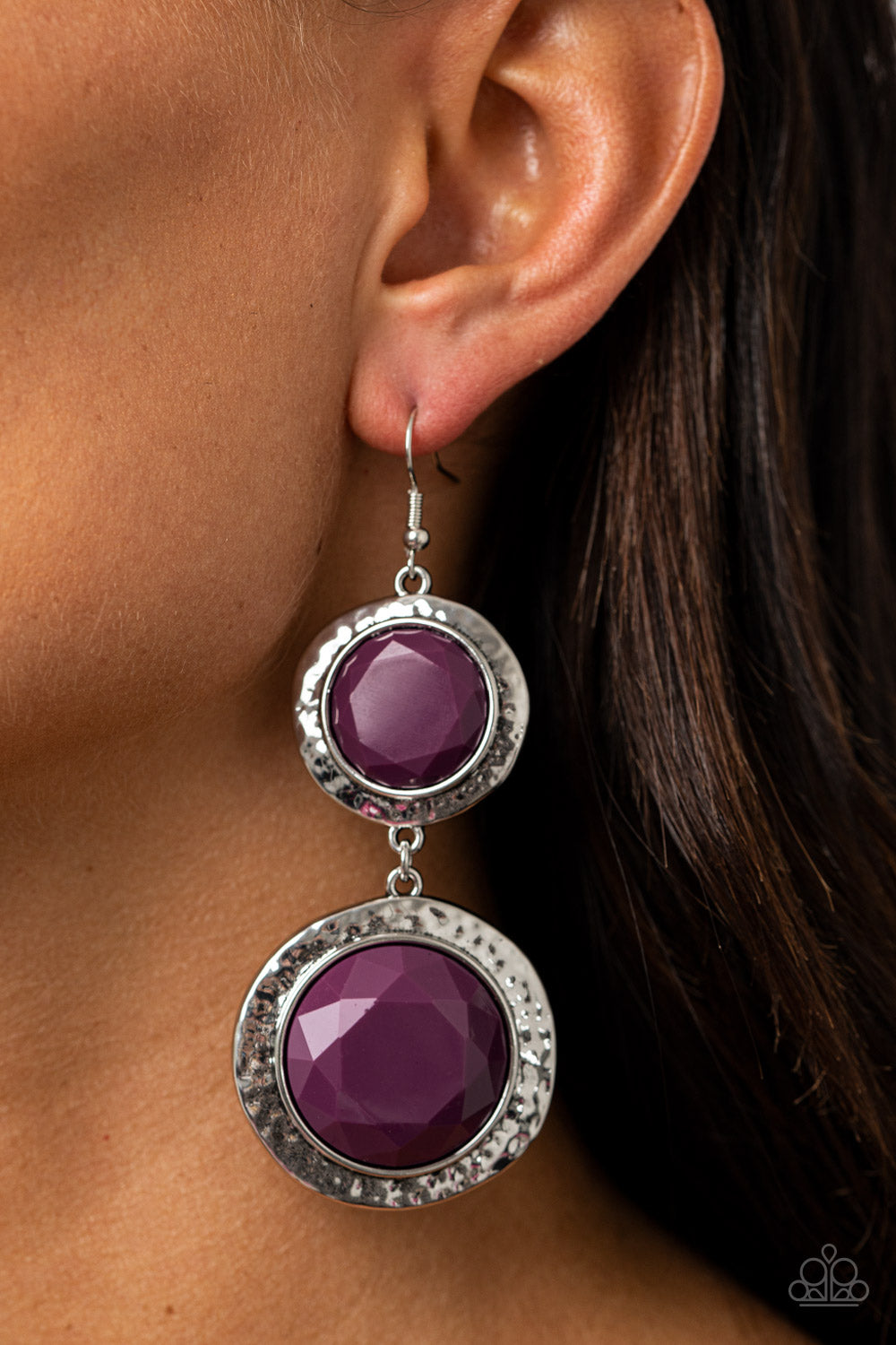 Thrift Shop Stop Purple-Earrings