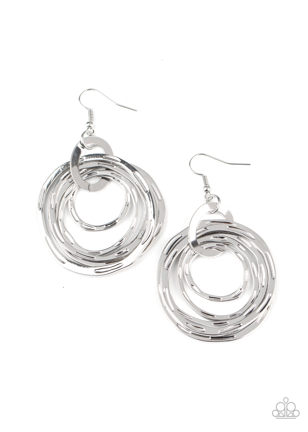 Ringing Radiance Silver-Earrings