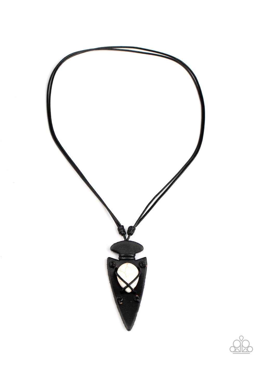 Hold Your ARROWHEAD Up High White-Urban Necklace
