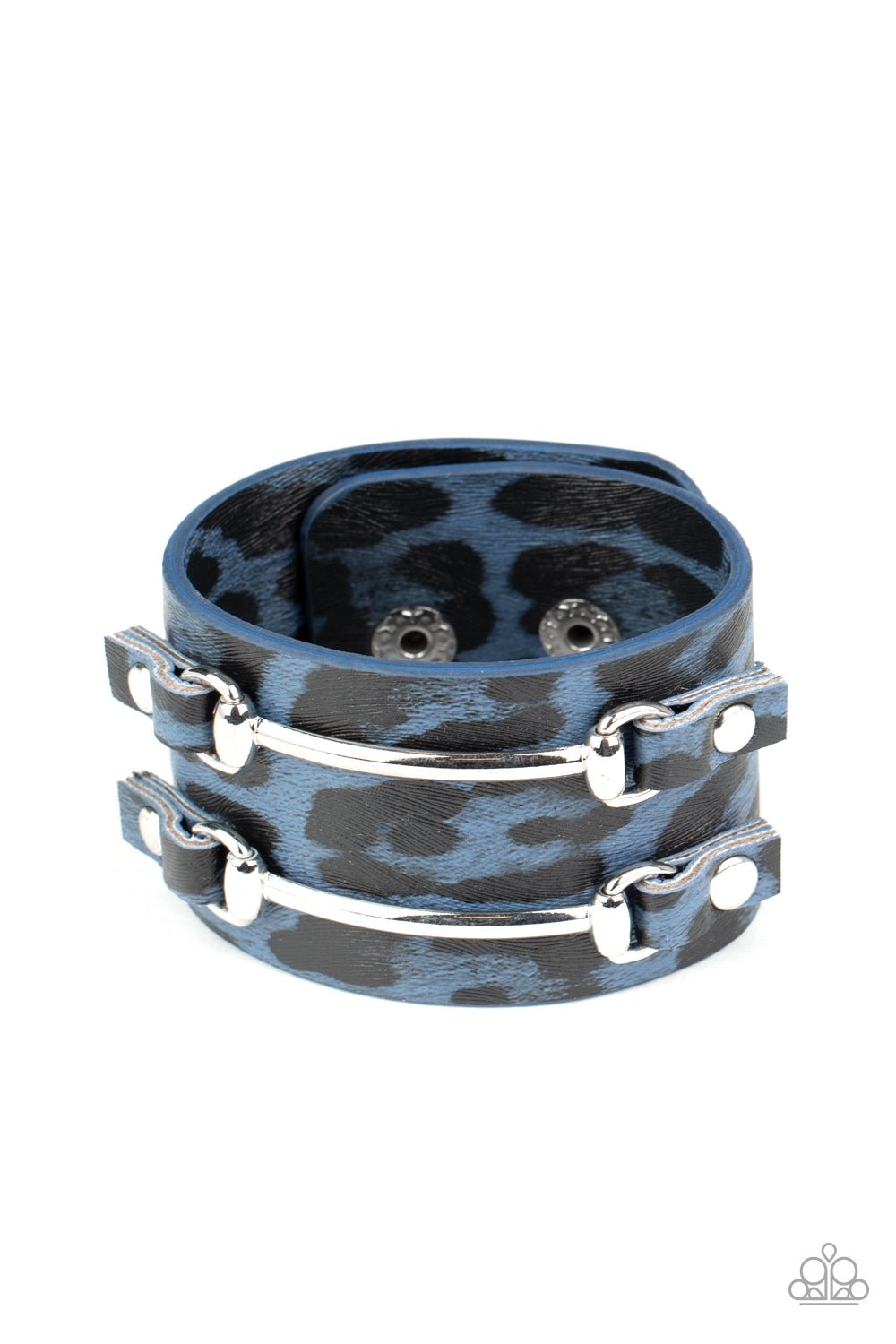 Safari Scene Blue-Bracelet