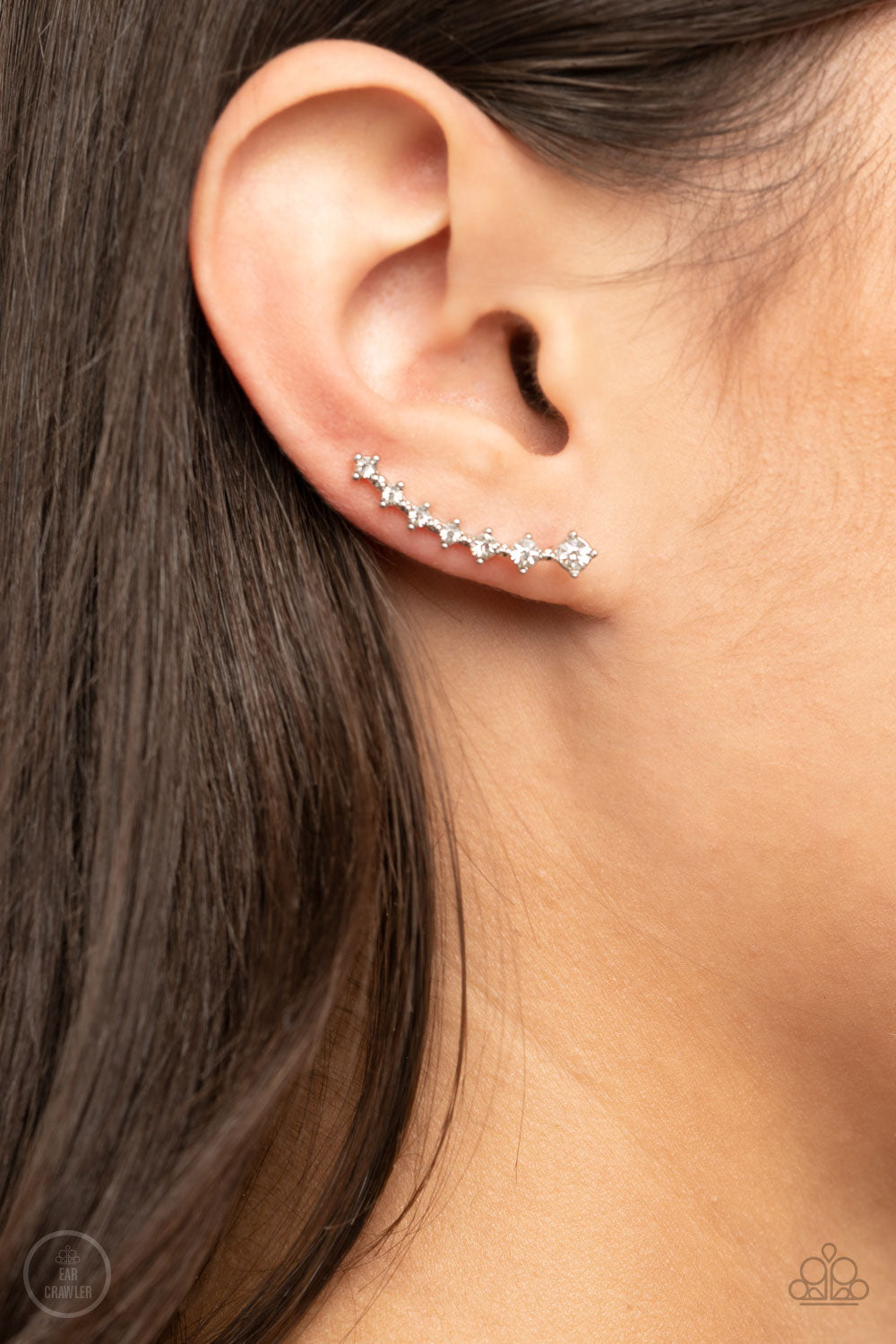 New Age Nebula White-Earrings