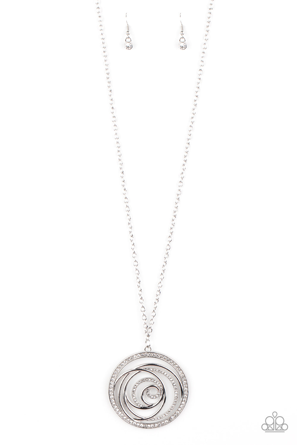 Subliminal Sparkle White-Necklace