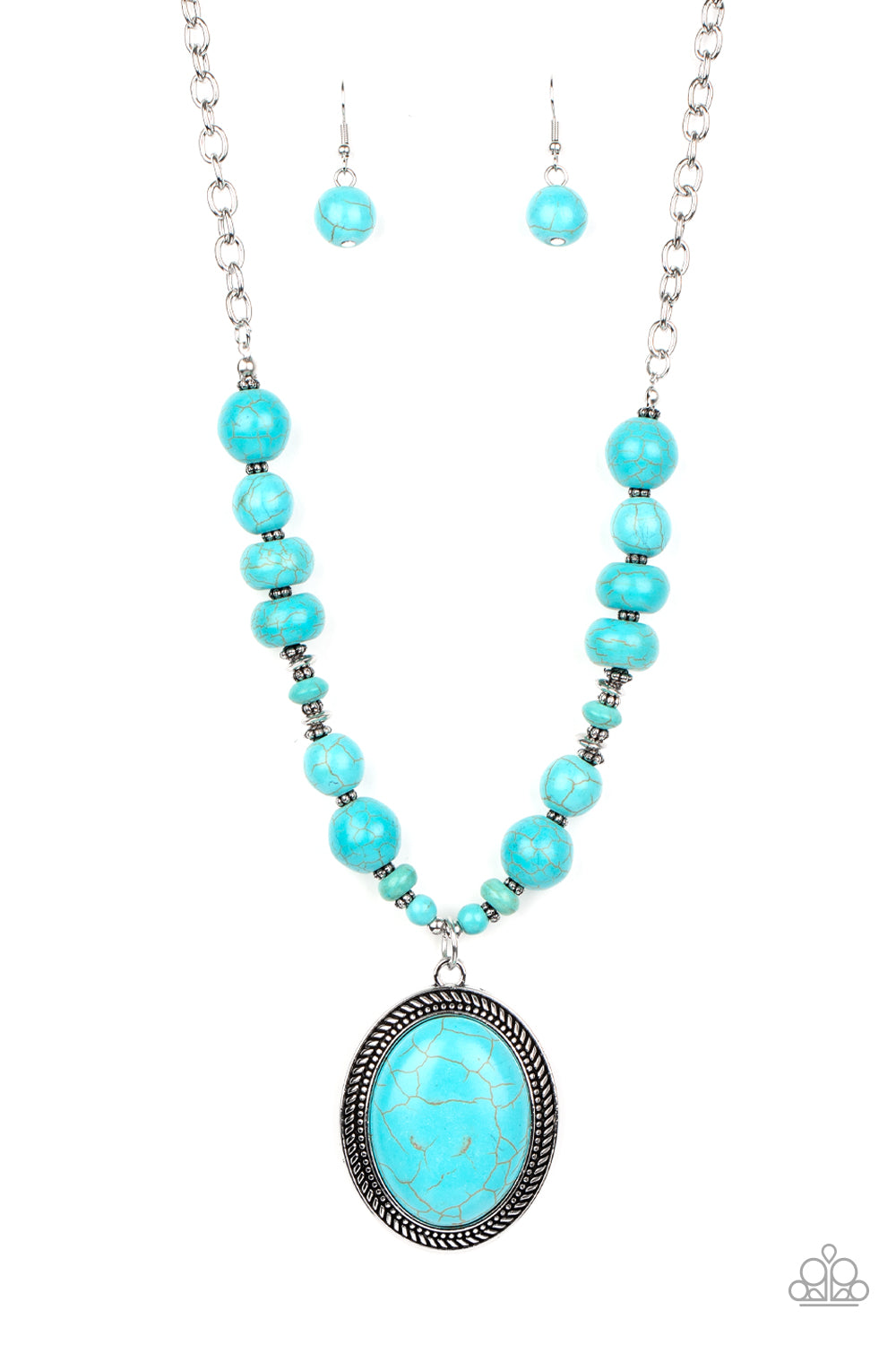 Home Sweet HOMESTEAD Blue-Necklace