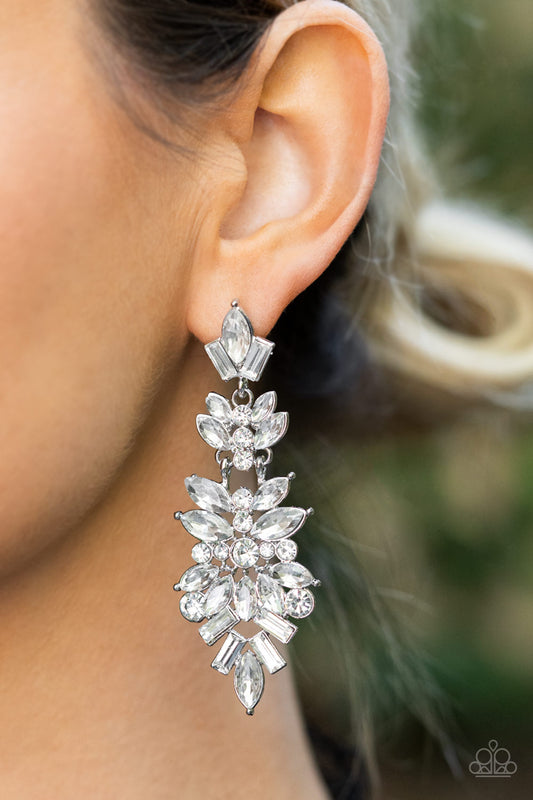 Frozen Fairytale White-Earrings