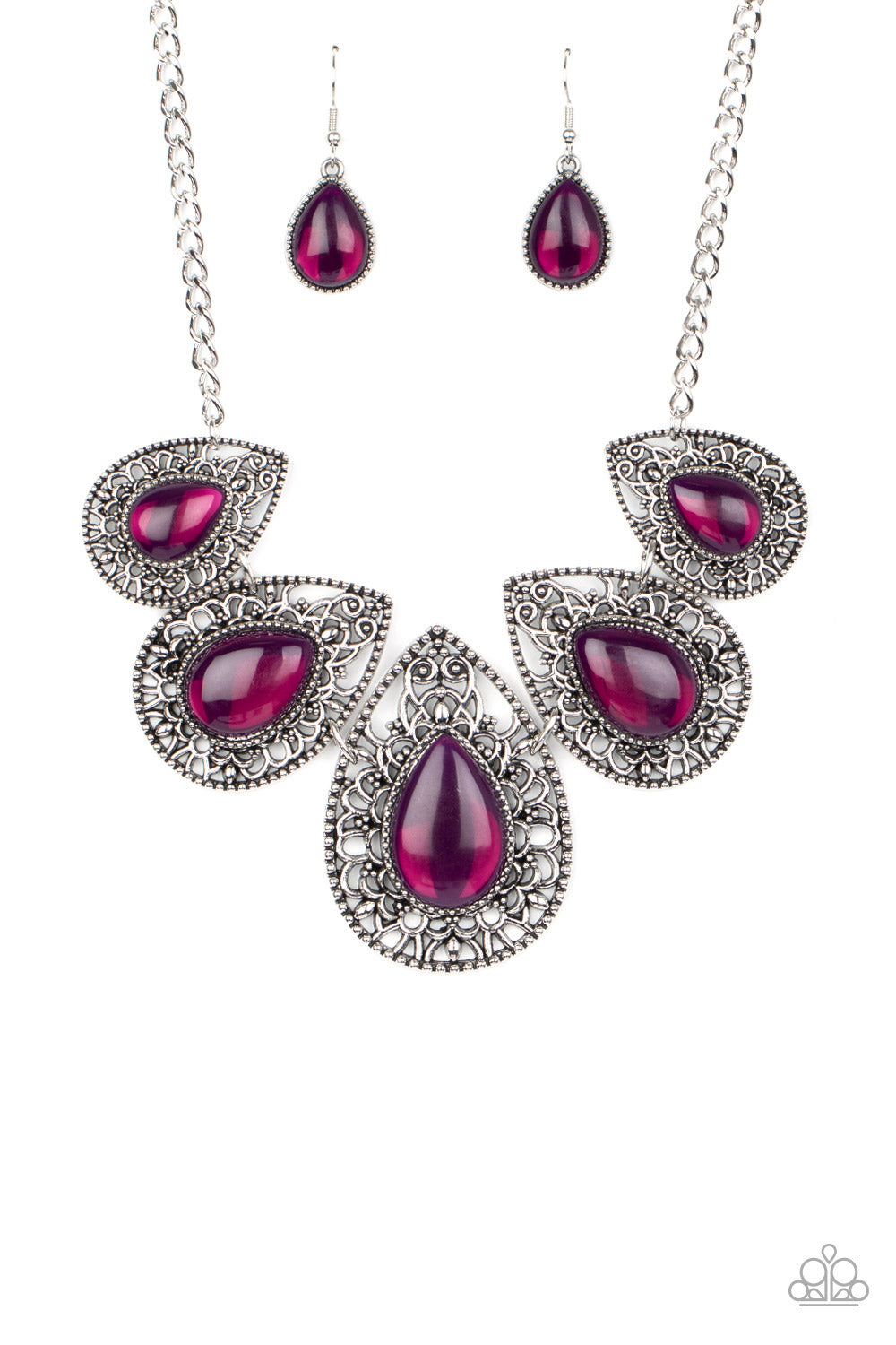 Opal Auras Purple-Necklace