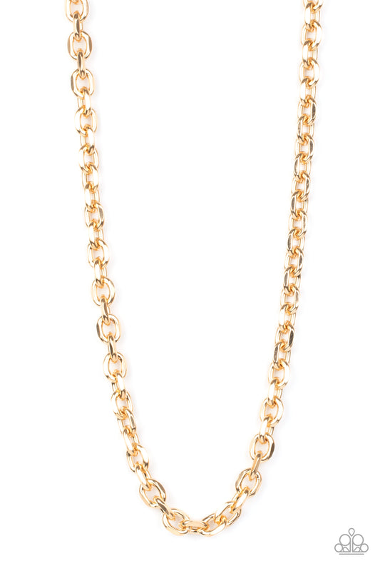 Steel Trap Gold-Necklace