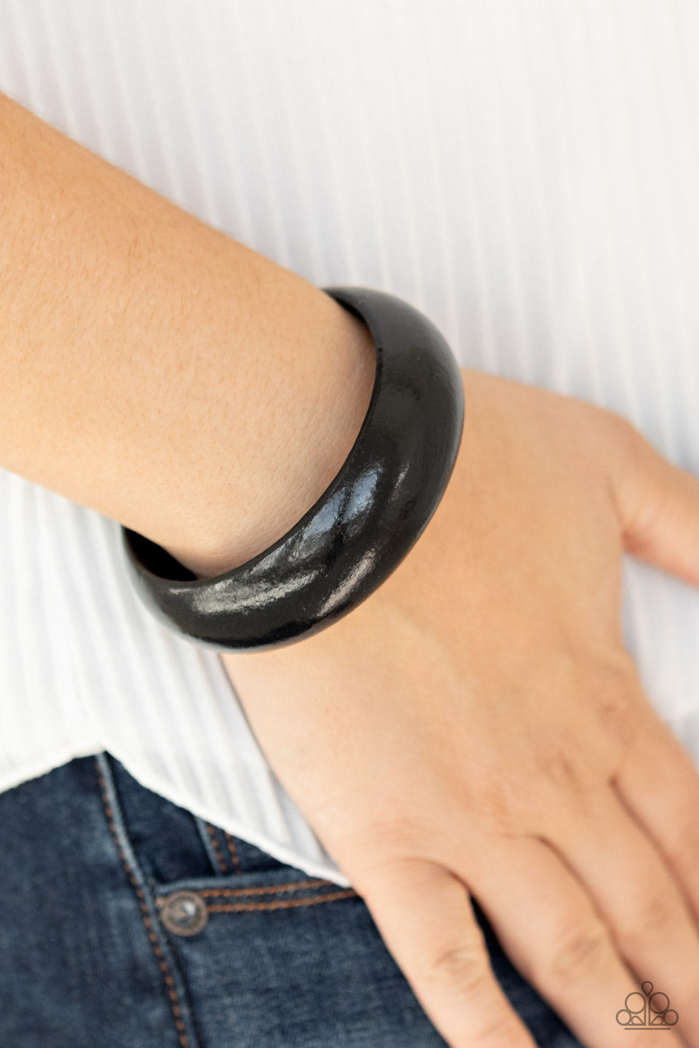 Whimsically Woodsy Black-Bracelet