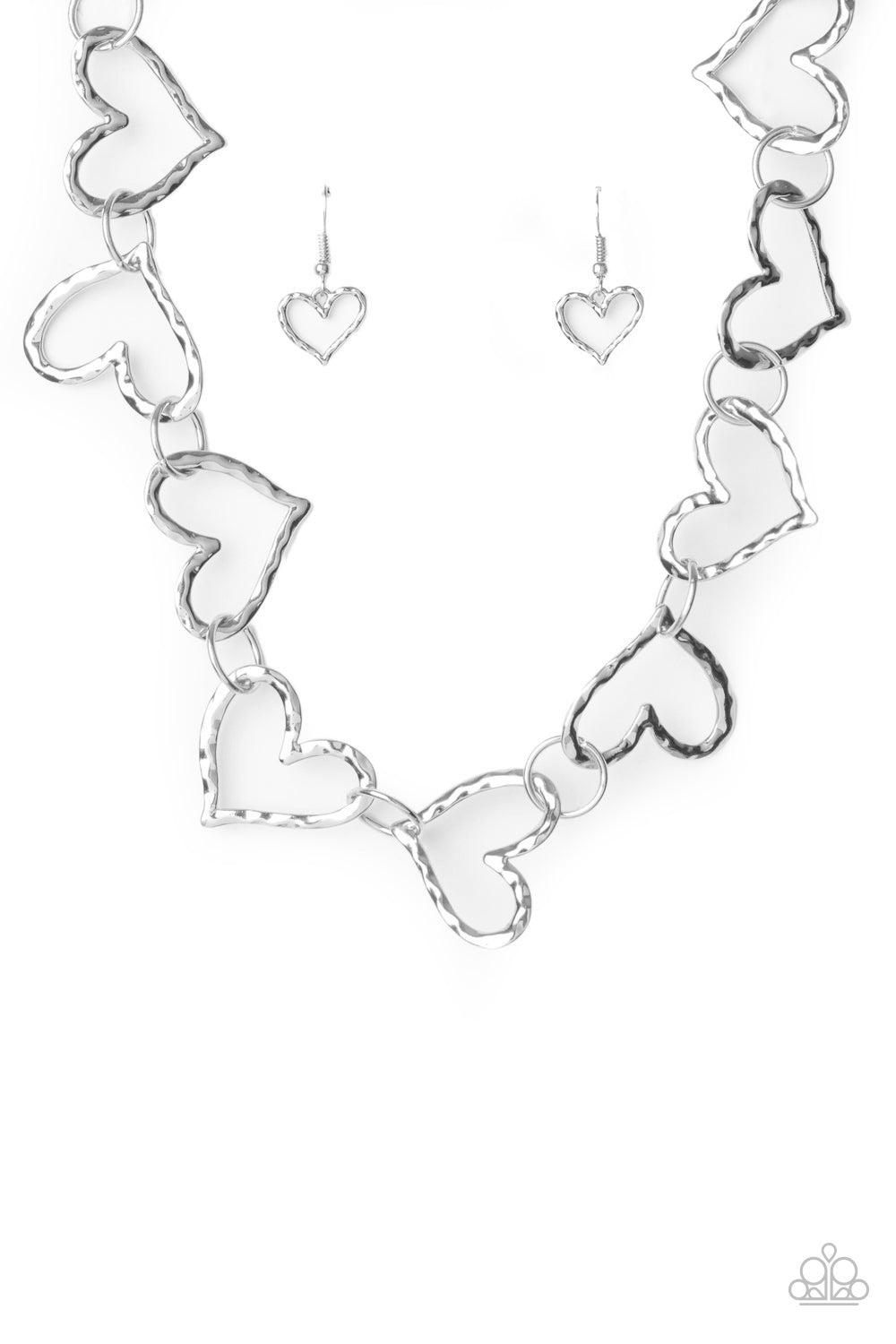 Vintagely Valentine Silver-Necklace