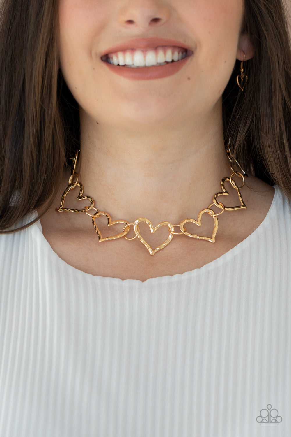Vintagely Valentine Gold-Necklace