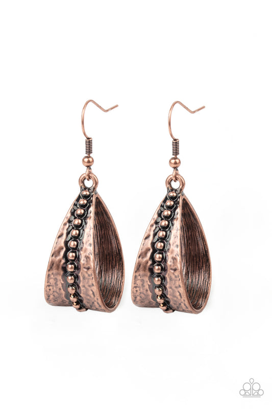 STIRRUP Some Trouble Copper-Earrings
