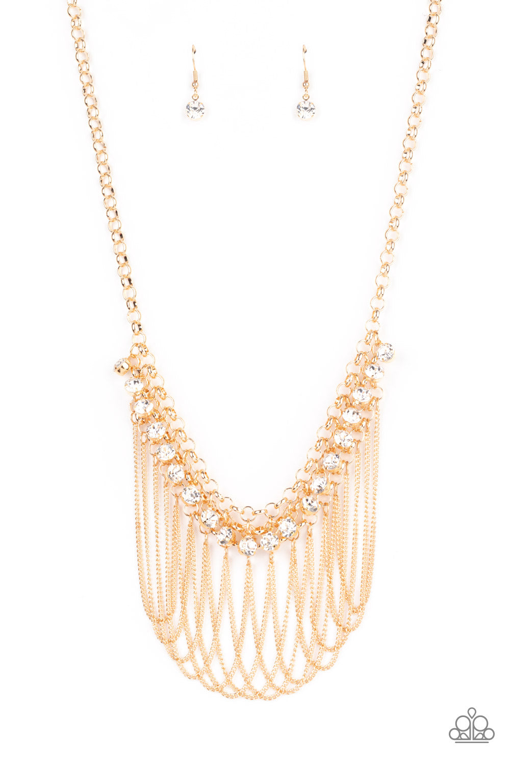 Flaunt Your Fringe Gold-Necklace