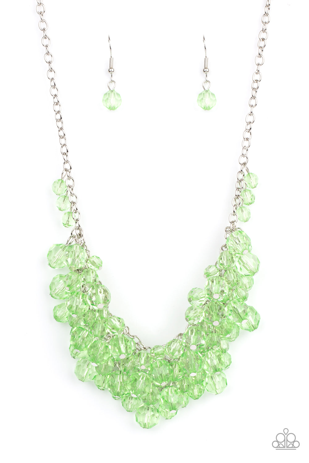 Let The Festivities Begin Green-Necklace
