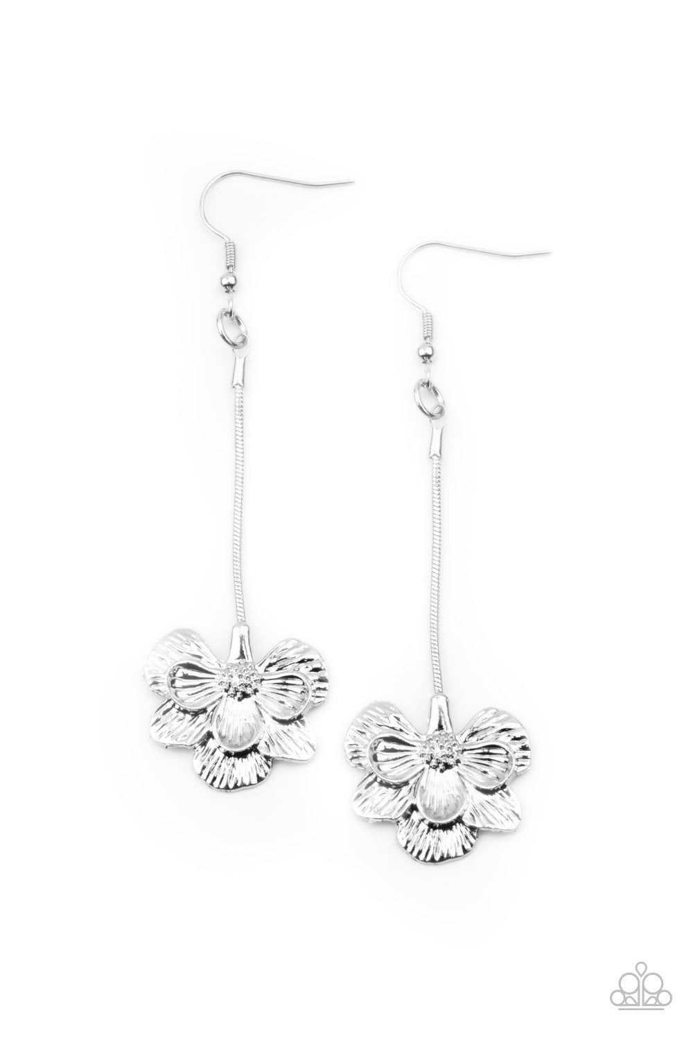 Opulently Orchid Silver-Earrings