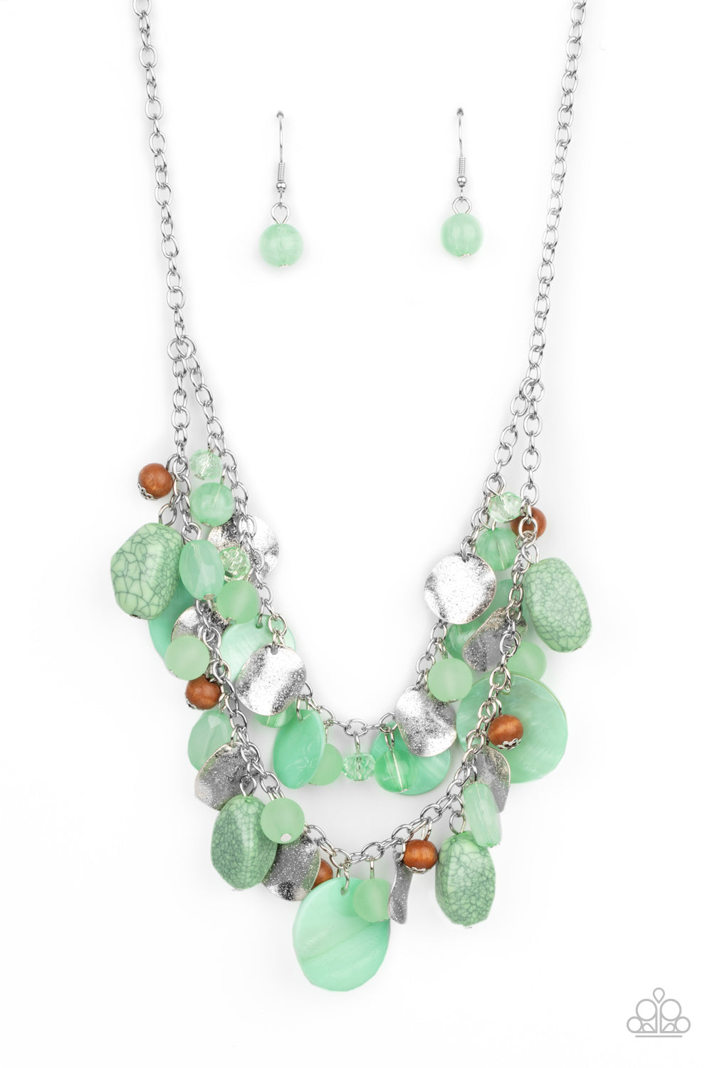 Spring Goddess Green-Necklace