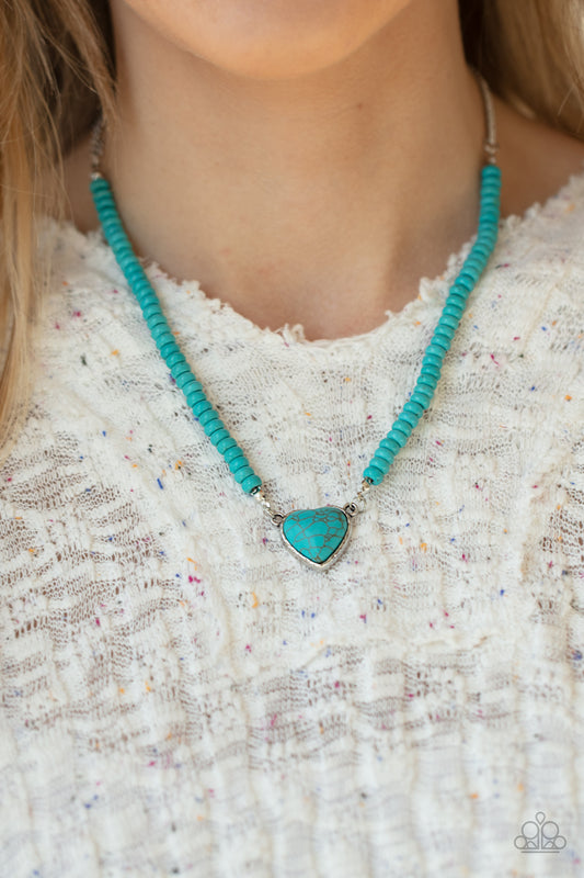 Country Sweetheart Blue-Necklace