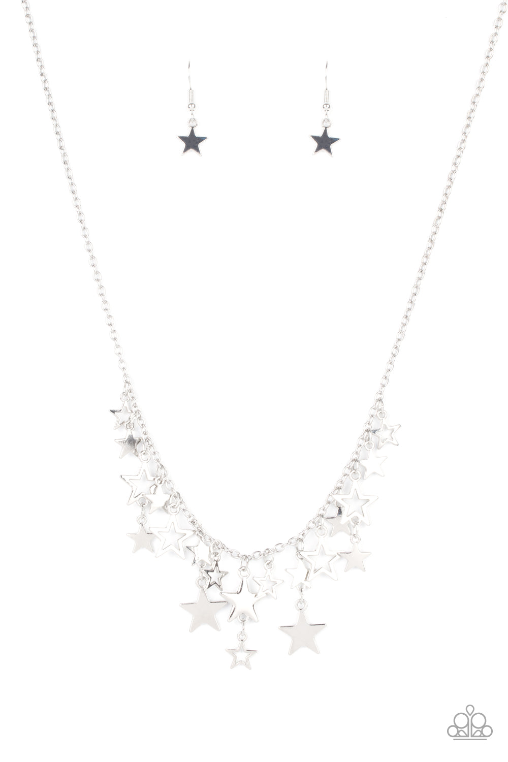 Stellar Stardom Silver-Necklace