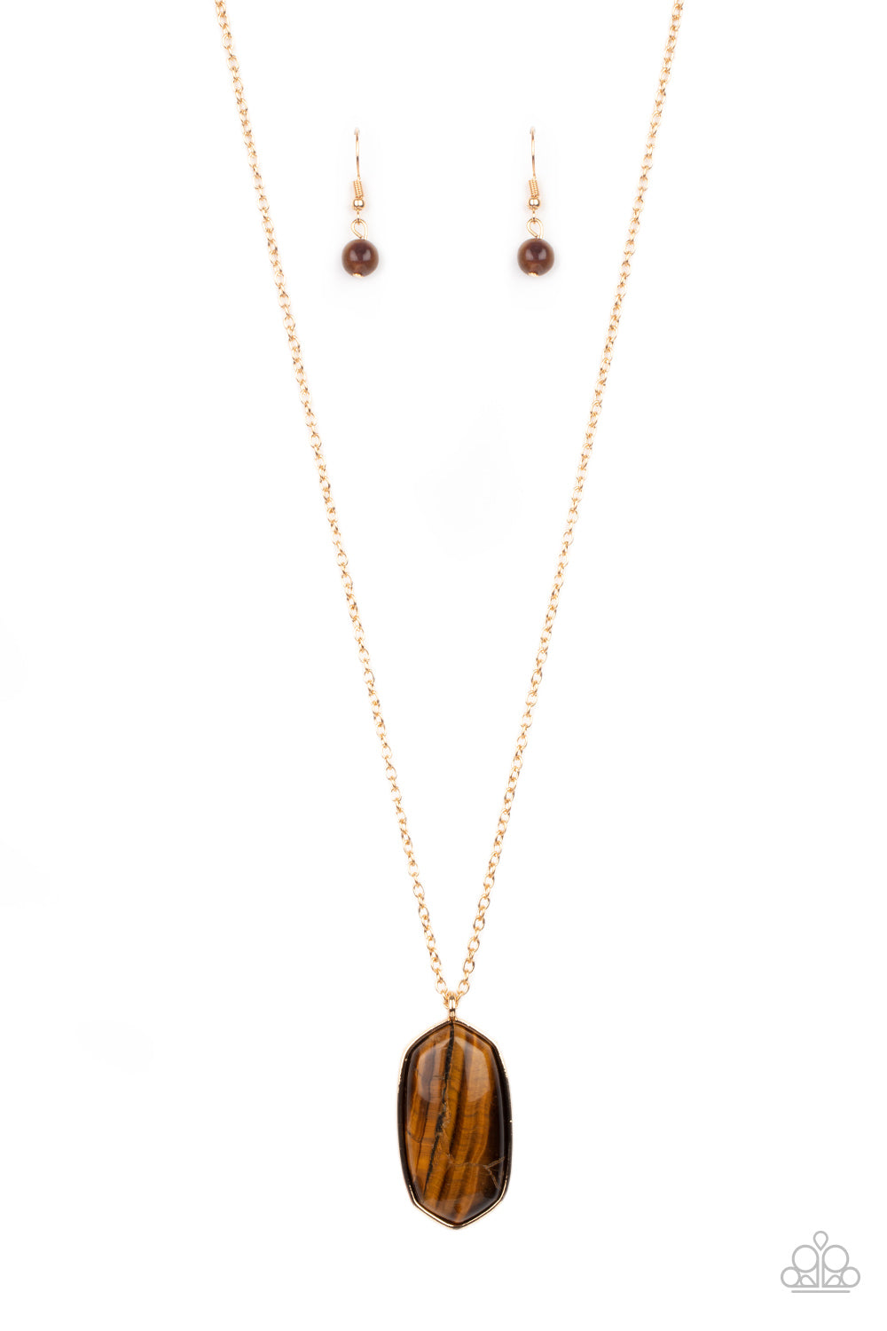 Elemental Elegance Brown-Necklace