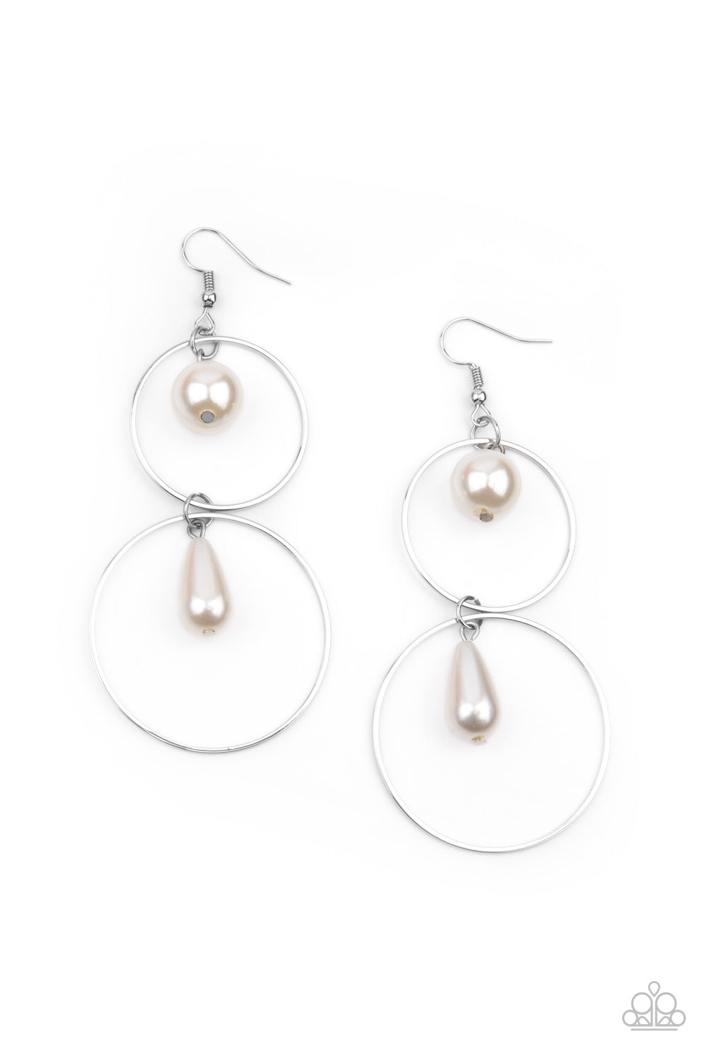 Cultured in Couture White-Earrings