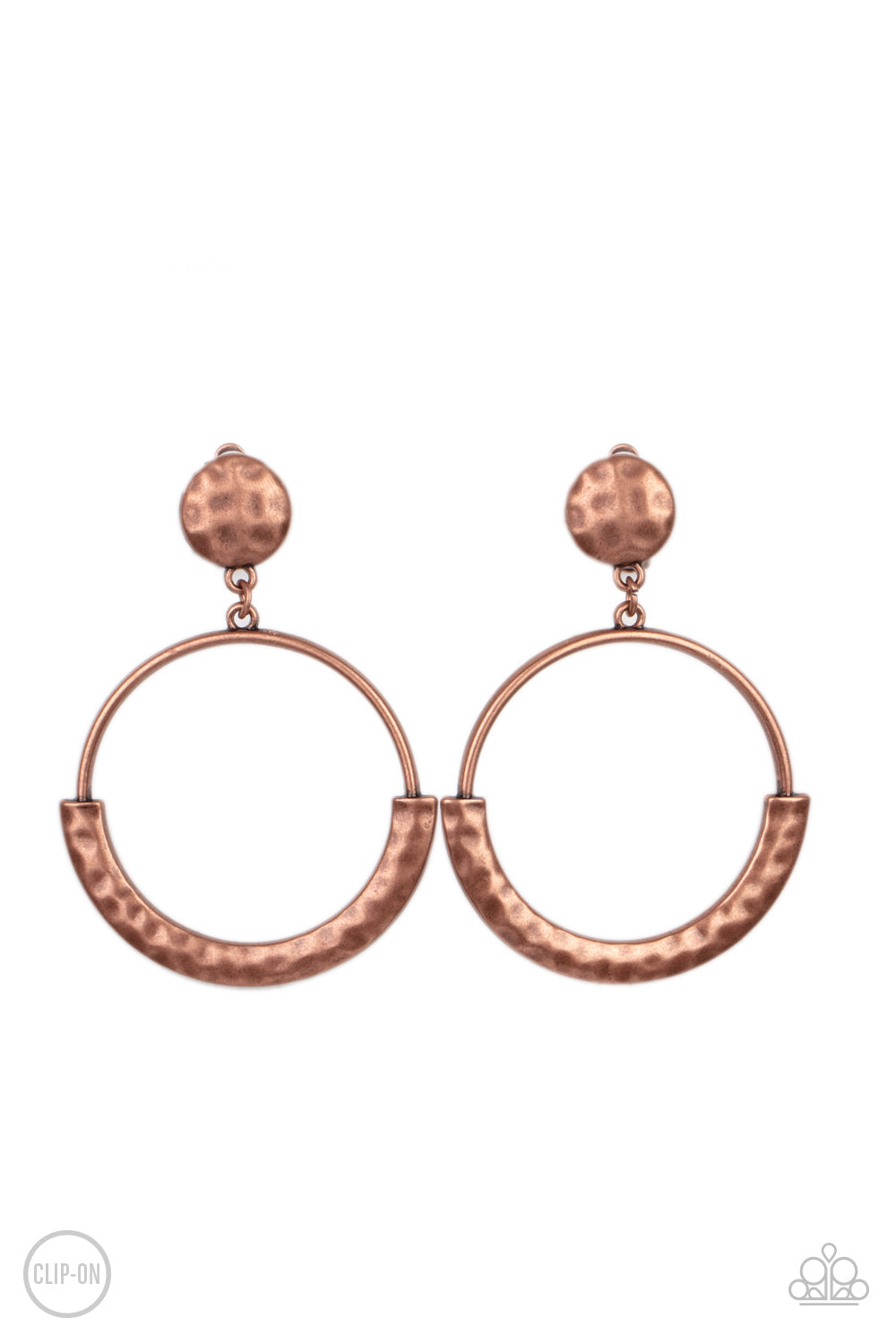 Rustic Horizons Copper Clip-On-Earrings