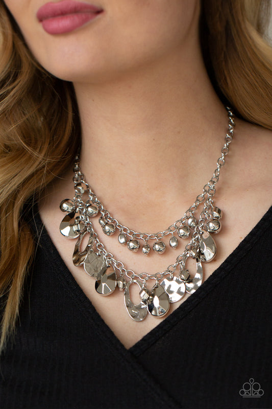 Extra Exhilarating Silver-Necklace