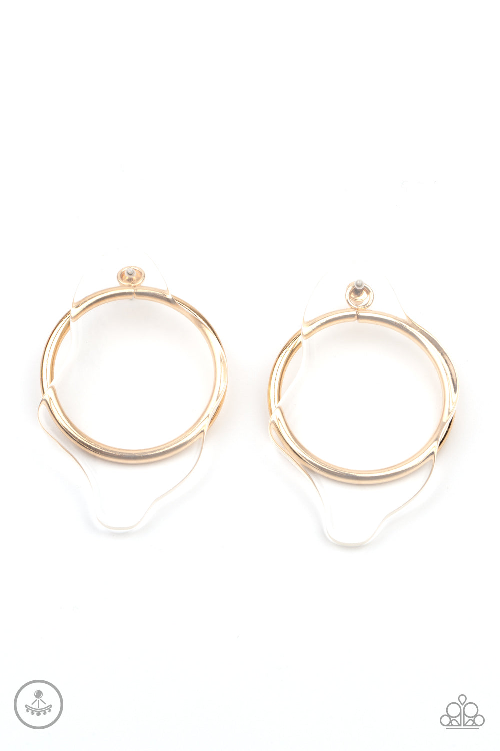 Clear The Way! Gold-Earrings