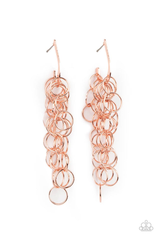 Long Live The Rebels Copper-Earrings