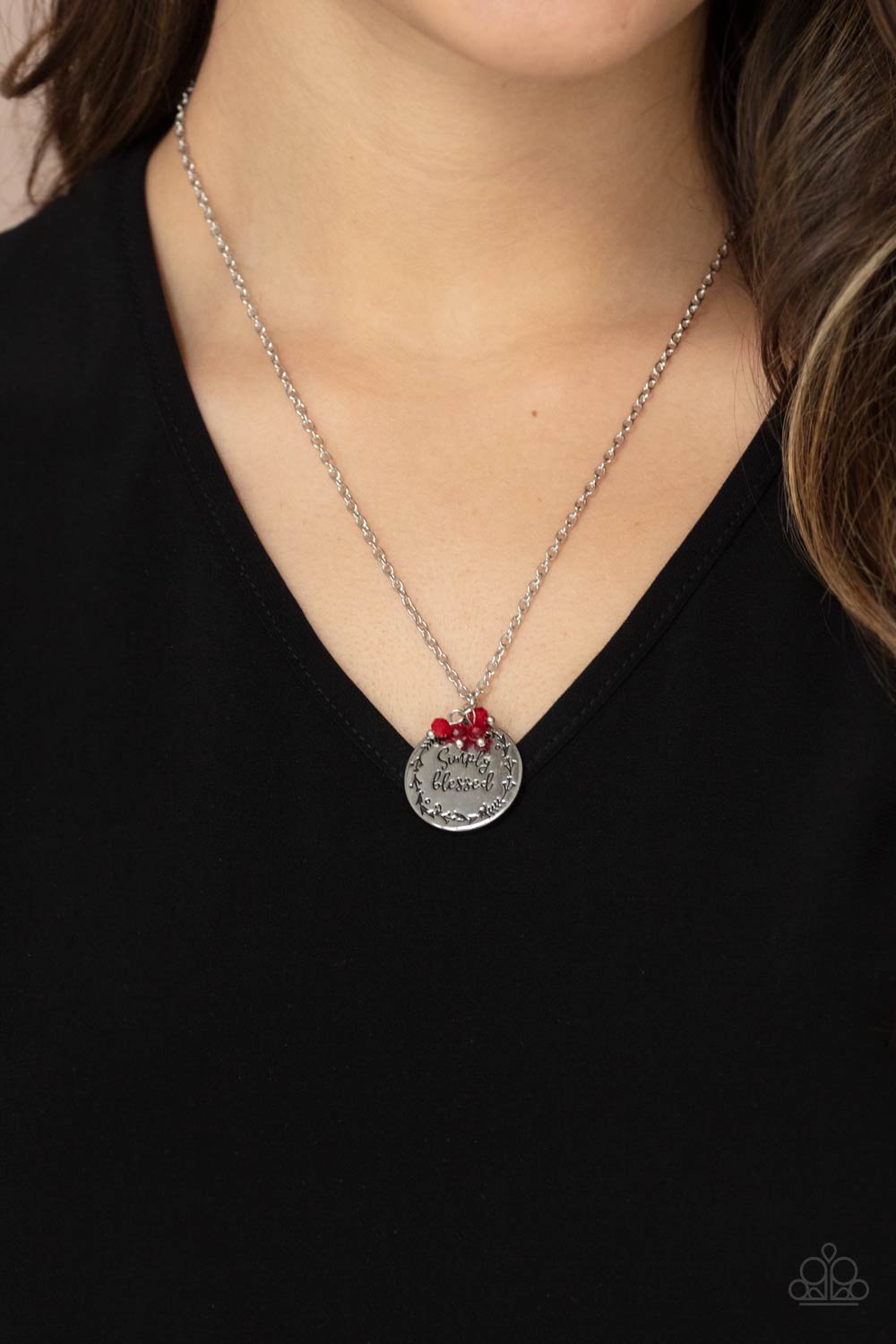 Simple Blessings Red-Necklace