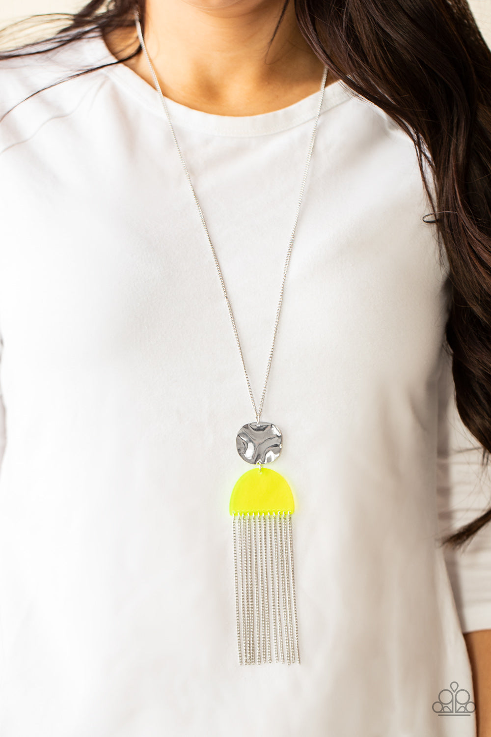 Color Me Neon Yellow-Necklace