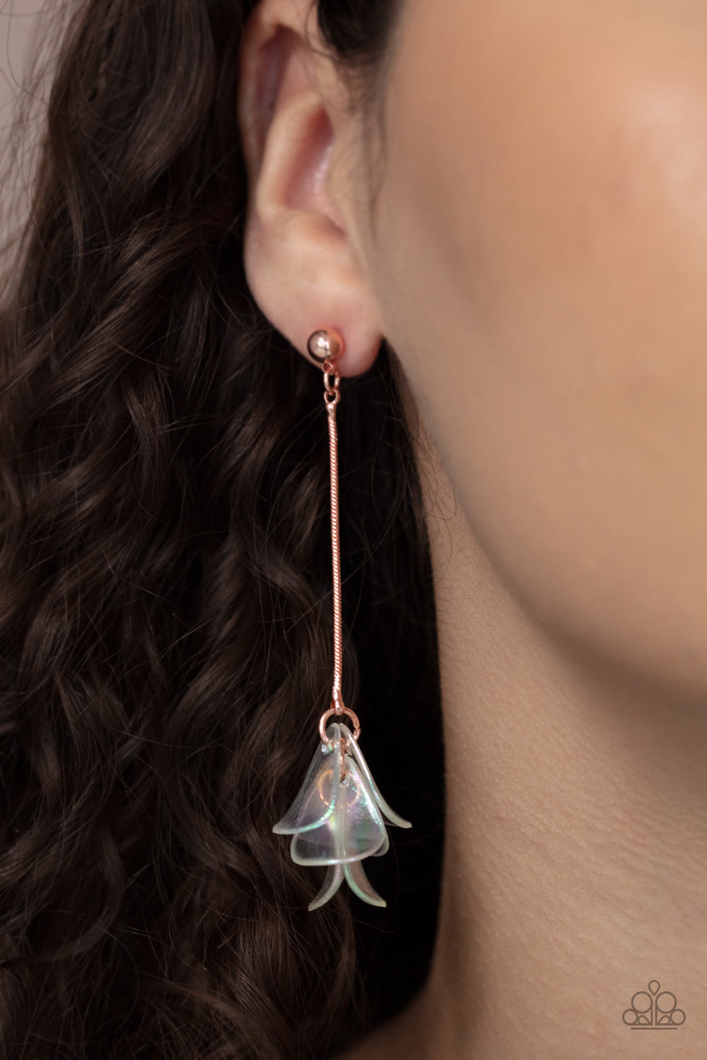 Keep Them In Suspense Copper-Earrings