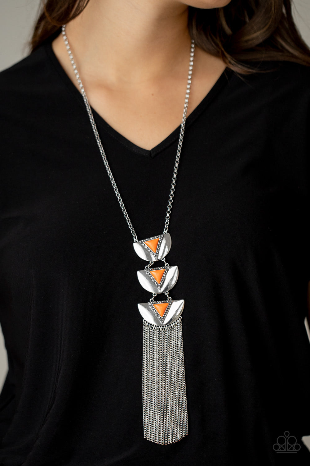 Gallery Expo Orange-Necklace